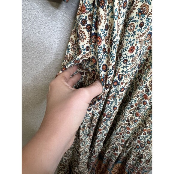 Natural life Medium Rebecca Midi Dress Floral Pockets Boho - Picture 7 of 7
